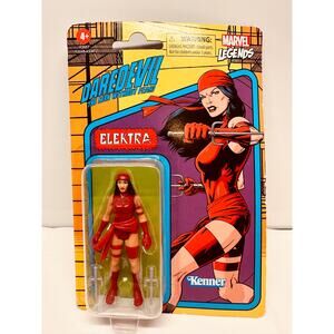 Elektra Marvel Legends Retro Collections Series 2 Action Figure 3.75" Kenner